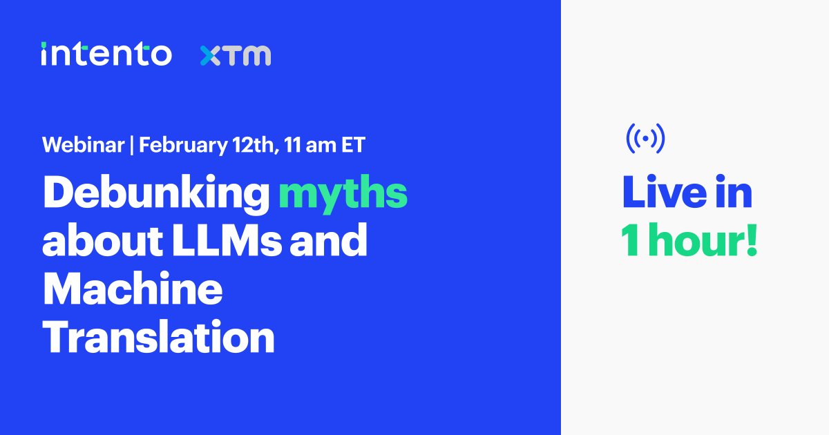 Last chance to join our webinar on LLM myths! ⏰ We’ll start in one hour ➡️ hubs.la/Q036lSLN0