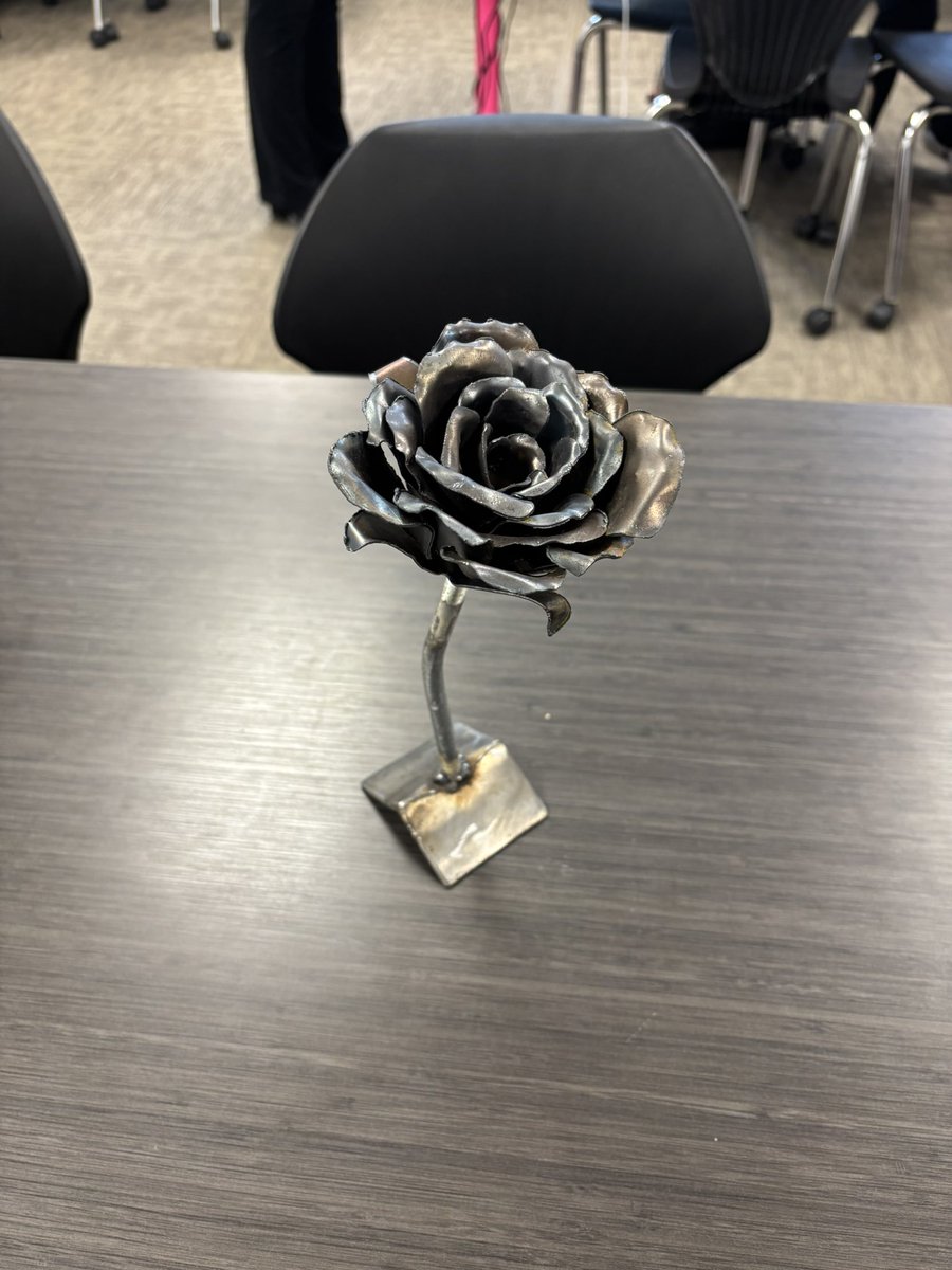 While back at his Engineering &amp; Advanced Manufacturing class, Henry shared the metal rose he created using a  MIG welder and a plasma cutter.  He's doing a great job building his fabrication skills at his Rockwell Labs internship

<a href="/ParkHillSchools/">Park Hill Schools</a>
<a href="/NorthlandCAPS/">Northland CAPS</a> 
<a href="/kkooi42/">Kevin Kooi</a>