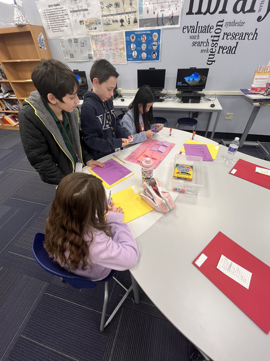MrsSokhey's tweet photo. 6th graders at Woodland MS are exploring primary vs. secondary sources! They analyzed and created posters showcasing examples of each—explaining their importance in understanding history and information. #ResearchSkills #LibraryLearning #PrimarySources https://t.co/i6L3jdCRGu