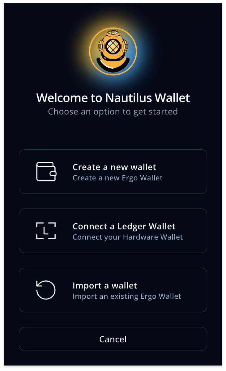 AllCyberpunkCom's tweet image. Nautilus Update! 🔥

▪️Refactored AddWalletIndexView component
▪️Refactored CreateWalletView component
▪️Refactored LedgerConnectView component
▪️Added Mnemonic component
▪️Added 24-word mnemonic generation support
▪️Added several minor UI fixes, code quality improvements

#Ergo