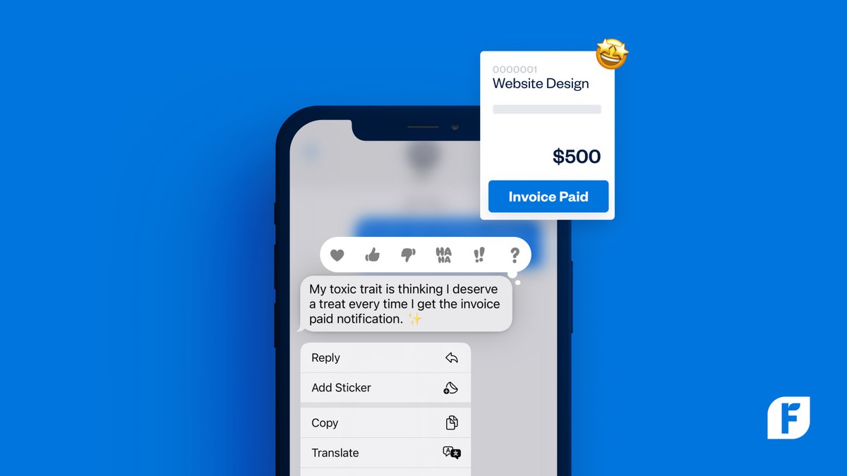ICYMI: FreshBooks keeps you in the loop. When your invoices are paid, you know it.

With us, it’s just that easy. 😎

Try FreshBooks for free:  s.mtrbio.com/qziselfvcb 

#InvoicingMadeSimple #SmallBusinessSupport