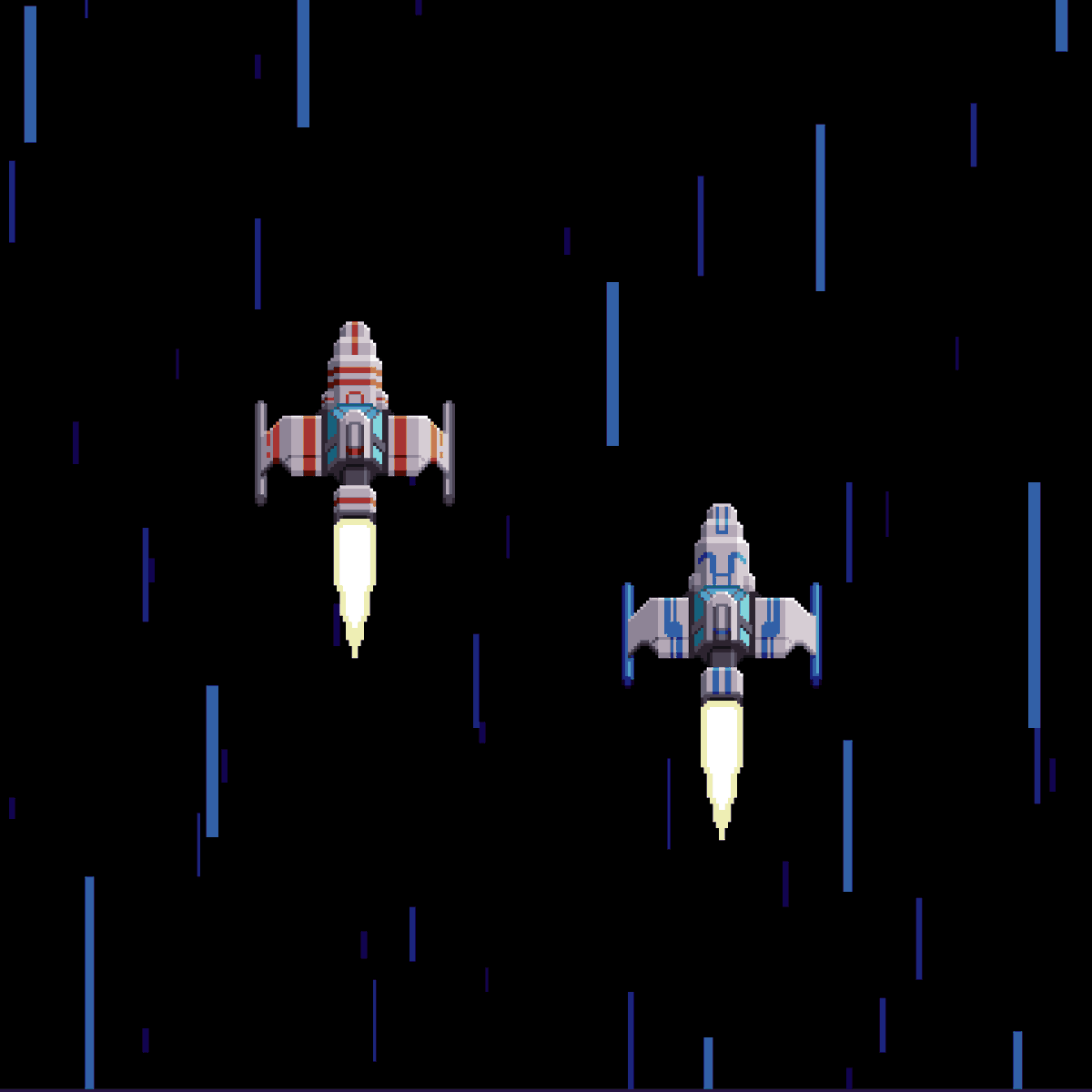 hyper_echelon's tweet image. A solid solo game is twice the fun with a friend. Save 60% during the couch co-op fest on Steam. Offer ends Feb 17. 
store.steampowered.com/app/953330/Hyp… 

#pixelart #shmup