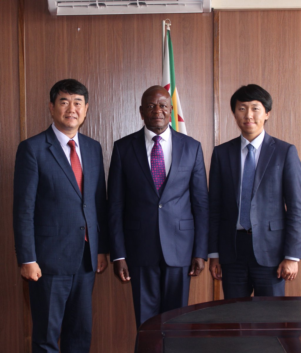 1/2 Today, the Southern Africa Region Chair of the International Youth Fellowship Professor Shim accompanied by Zimbabwe County Director Kyeongchan Yang paid a courtesy call on the <a href="/MoLGPWZim/">Ministry of Local Government and Public Works</a> Min Hon D Garwe at the Ministry offices in Harare.