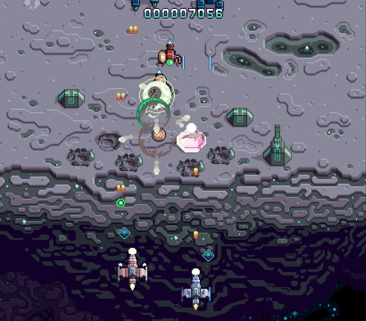 hyper_echelon's tweet image. A solid solo game is twice the fun with a friend. Save 60% during the couch co-op fest on Steam. Offer ends Feb 17. 
store.steampowered.com/app/953330/Hyp… 

#pixelart #shmup