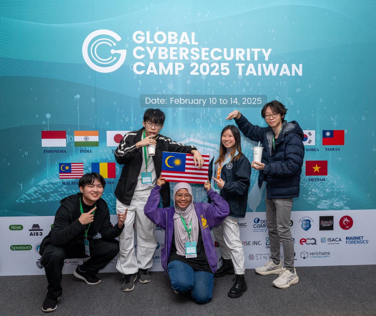 sherpasecmy's tweet image. All we have are vibes of excitement as GCC 2025 officially kicks off in Taiwan! As bright cybersecurity enthusiasts are gathered from all across the world, we’re stoked for the collaboration and brainstorming that awaits!

#SherpaSec #GCC #GCC2025 #GlobalCybersecurityCamp