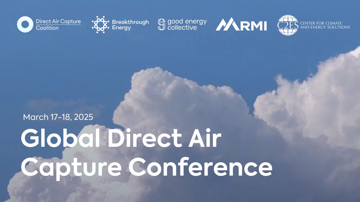 DAC Coalition (@daccoalition) on Twitter photo 🚨 Early bird registration ends Friday! 🚨
Join <a href="/DACCoalition/">DAC Coalition</a> , <a href="/Breakthrough/">Breakthrough Energy</a>, <a href="/GoodEnergyColl/">Good Energy Collective</a>, <a href="/C2ES_org/">C2ES</a>, & <a href="/RockyMtnInst/">RMI</a> at the Global DAC Conference.
Unite w/ policy, finance, tech, & industry leaders advancing #DirectAirCapture.
Secure your spot today: daccoalition.org/conference 🚨 Early bird registration ends Friday! 🚨
Join <a href="/DACCoalition/">DAC Coalition</a> , <a href="/Breakthrough/">Breakthrough Energy</a>, <a href="/GoodEnergyColl/">Good Energy Collective</a>, <a href="/C2ES_org/">C2ES</a>, & <a href="/RockyMtnInst/">RMI</a> at the Global DAC Conference.
Unite w/ policy, finance, tech, & industry leaders advancing #DirectAirCapture.
Secure your spot today: daccoalition.org/conference