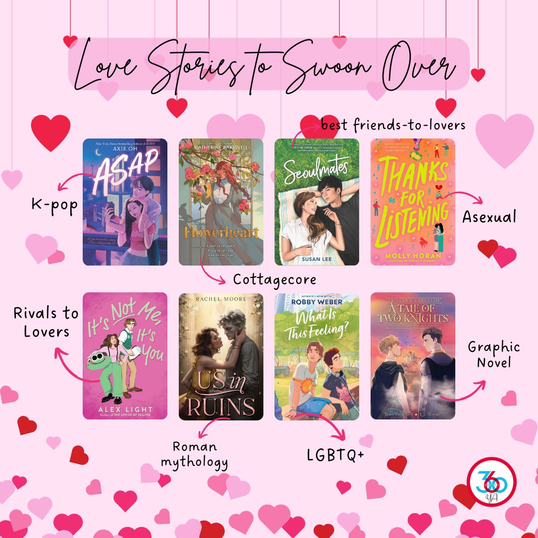 💖 Love is in the air this Valentine’s Day! 💌 From epic quests to magical mishaps and swoony best-friend vibes, these YA romances have all the feels. 🥰 Add them to your TBR now! ✨