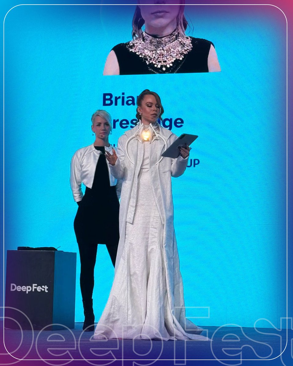 Fashion meets technology with Anouk Wipprecht.

On the DeepFest main stage today, Anouk Wipprecht showcased her groundbreaking work in technological couture, where fashion, robotics, and technology merge into something truly futuristic. From interactive designs to AI-driven