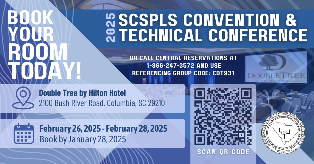 SCSPLS's tweet photo. The 2025 SCSPLS Convention & Technical Conference is less than a week away! Donβt forget to book your room by scanning the QR Code or clicking on this link: https://t.co/WXI8ngiY1Z #SCSPLS https://t.co/BBCK5fp8QW