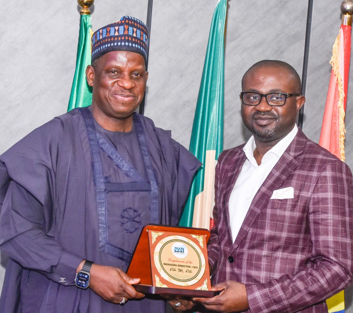 The management team of the News Agency of Nigeria (NAN) paid a courtesy visit to the Minister of Interior, Olubunmi Tunji-Ojo, in Abuja.