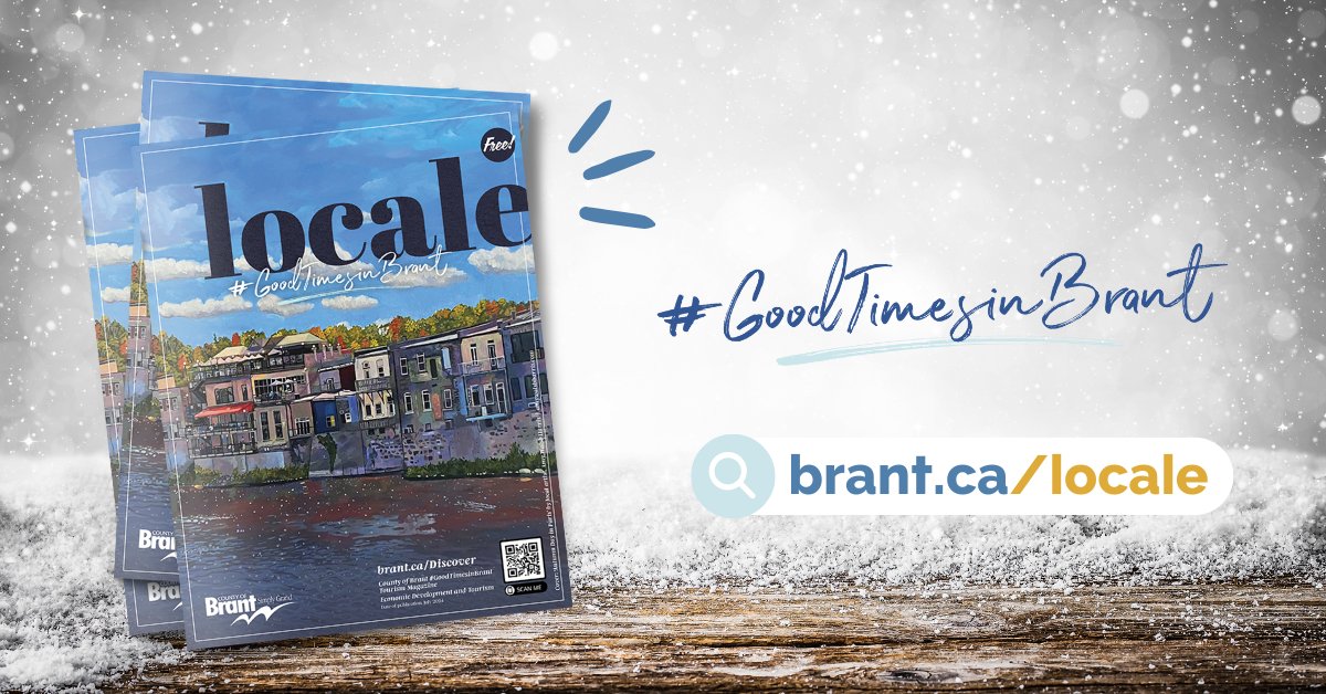 branttourism's tweet photo. Just because it's cold outside doesn’t mean the adventure has to stop! Locale – the #GoodTimesInBrant tourism magazine is here to inspire your seasonal outings.
Visit https://t.co/8nEbBlXBdN to start planning your next local getaway. https://t.co/FXj7PWe4hM