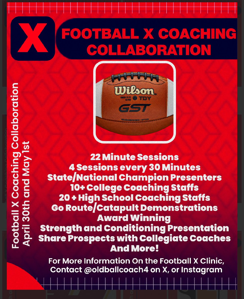 Day #3 of Football X speaker announcements: Former Rockford and Grand Valley player Kyle Short. Coach Short has been an assistant at many great programs and has developed some of Michigan High School’s best. Coach Short is coming of his 1st year as Head Coach at Saline High