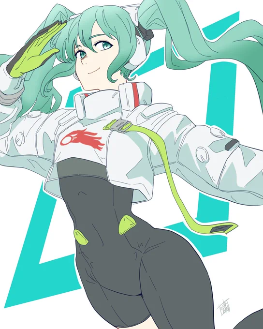 過去絵。レーシングミク 