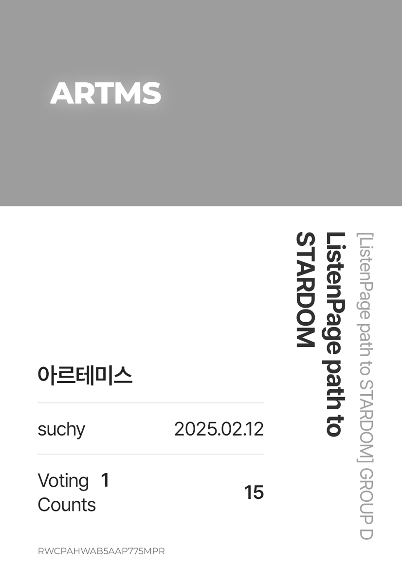 idalsuchy's tweet photo. REMEMBER TO VOTE FOR #ARTMS ON #PATHTOSTARDOM STARDOM APP! https://t.co/HOPGjZNhgS