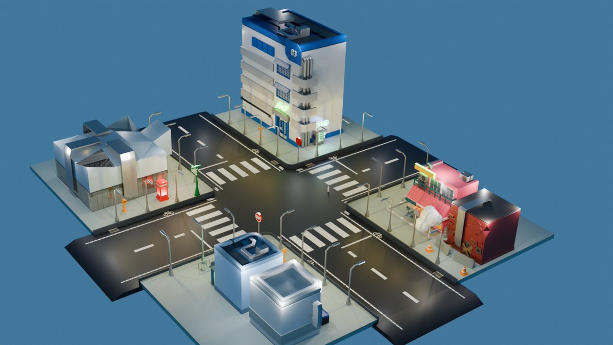 flukylee's tweet photo. Here’s a glimpse of my latest city scene. 🚀
Still refining details, but loving the progress so far!
Part 3
P.S. Big shoutout to YouTube tutorials—lifesavers in 3D!
#Blender #3DDesign #DigitalArt #Isometric #CreativeProcess #Cityscape #GameArt #LowPoly #WIP #ProjectDiaries https://t.co/HHKV5NTPh1
