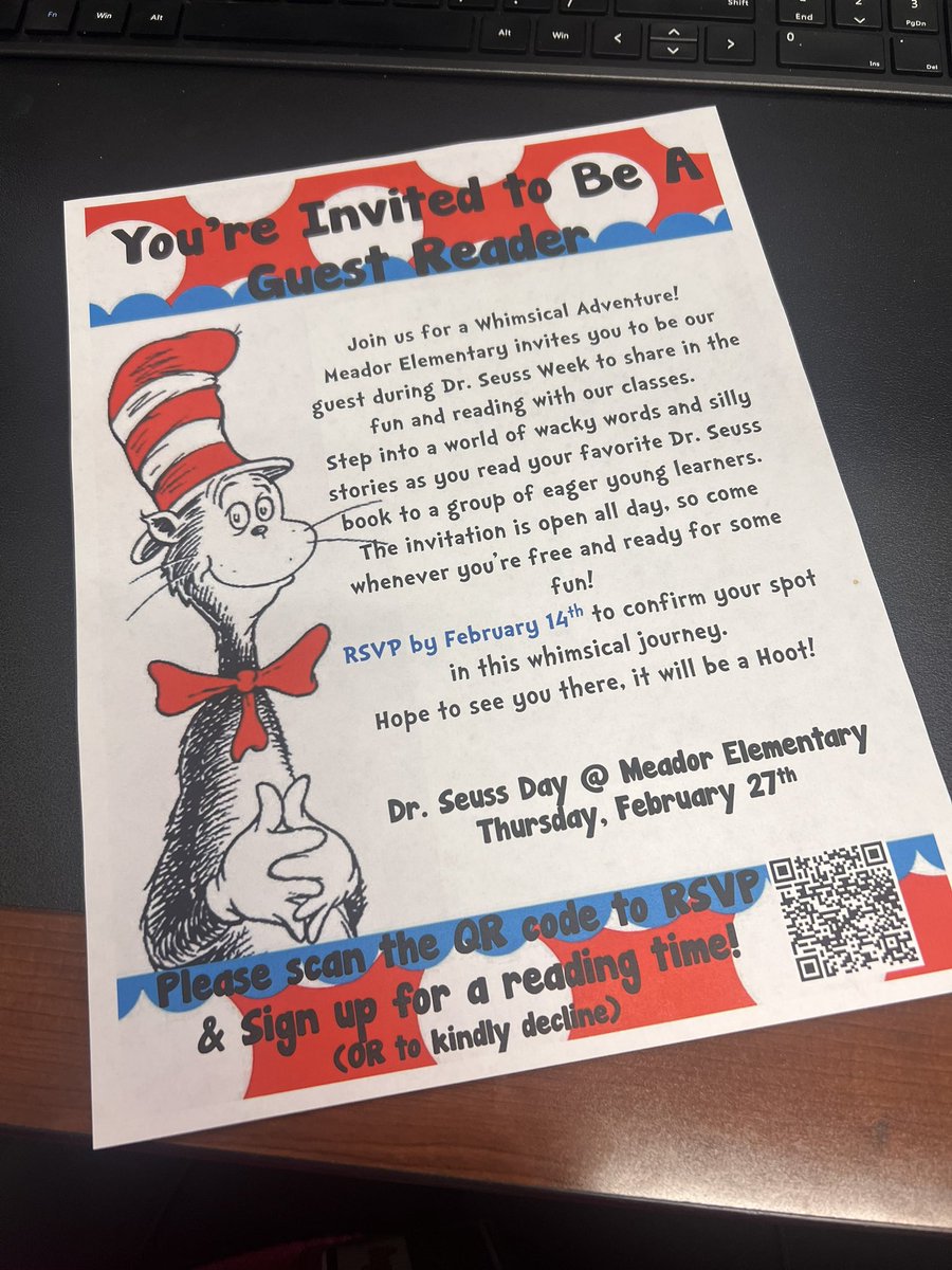 Excited to join <a href="/DerendaDehoyos/">Derenda DeHoyos</a> for Read Across America! <a href="/MeadorElementa1/">Meador Elementary</a>