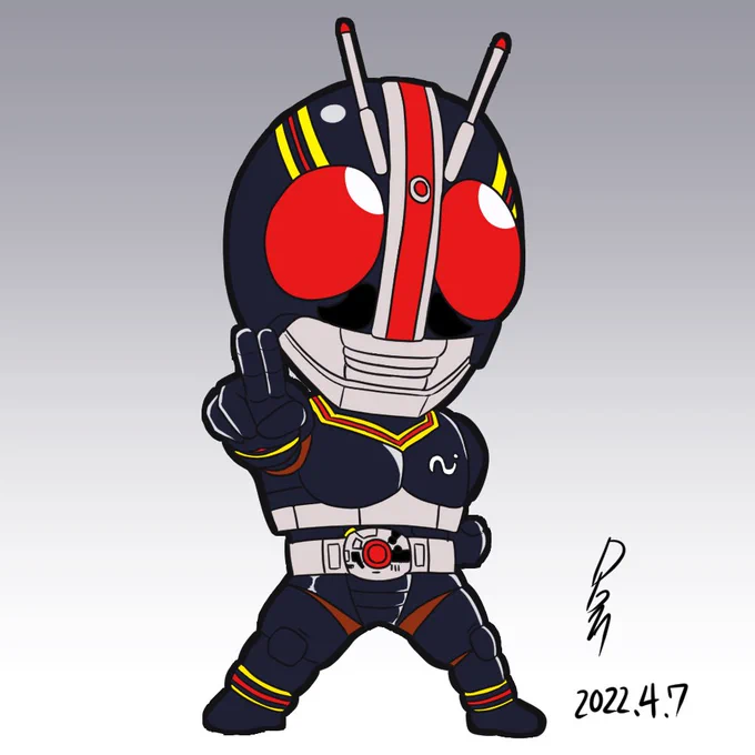 #お前が描いた特撮絵を見せろ 