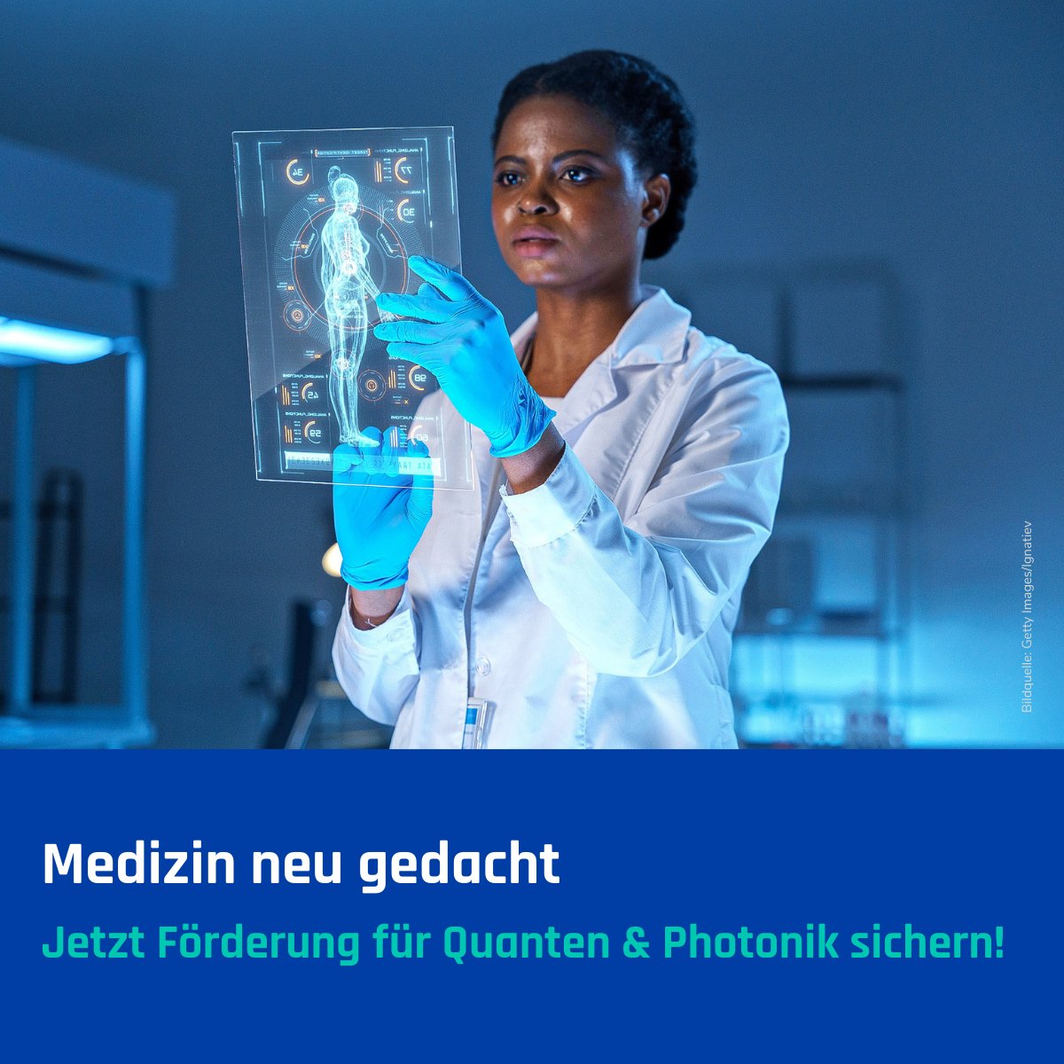 Neue Fördermaßnahme des @BMBF_Bund  - Photonische und quantenbasierte Technologien für medizinische Diagnostik und Therapie. Hier mehr erfahren: vditz.de/newsroom/news-…