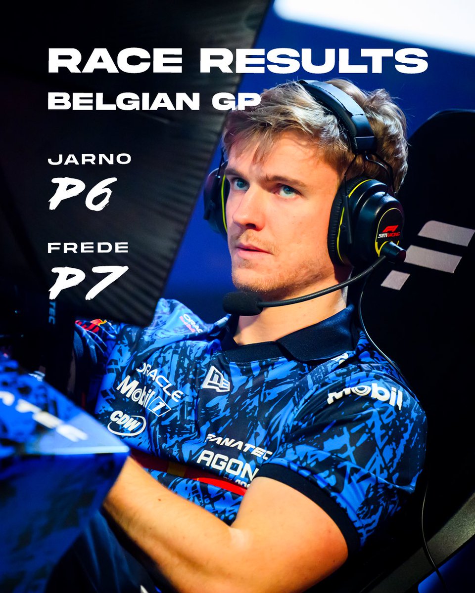 Oracle Red Bull Sim Racing (@redbullsimrace) on Twitter photo With P6 at Spa, <a href="/jarno_opmeer/">Jarno Opmeer</a> takes the lead of the Driversβ Championship at the midway point of the 2025 season ππ» With P6 at Spa, <a href="/jarno_opmeer/">Jarno Opmeer</a> takes the lead of the Driversβ Championship at the midway point of the 2025 season ππ»