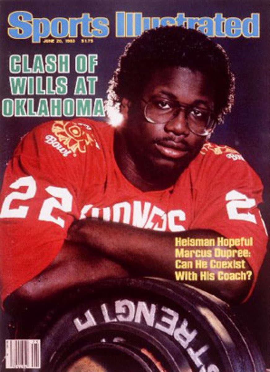blake_levine's tweet photo. Mississippi Spotlight: Marcus Dupree

Played for Los Angeles Rams
Ran for 239 yards in the Fiesta Bowl (record for this bowl game)
All-American at Oklahoma (1982)
Football News Freshman of the Year (1982)
7,355 yards and 87 TDs in High School
Ran a 4.2 40 yard dash 
Hit .481 in high school baseball 

Philadelphia, Mississippi