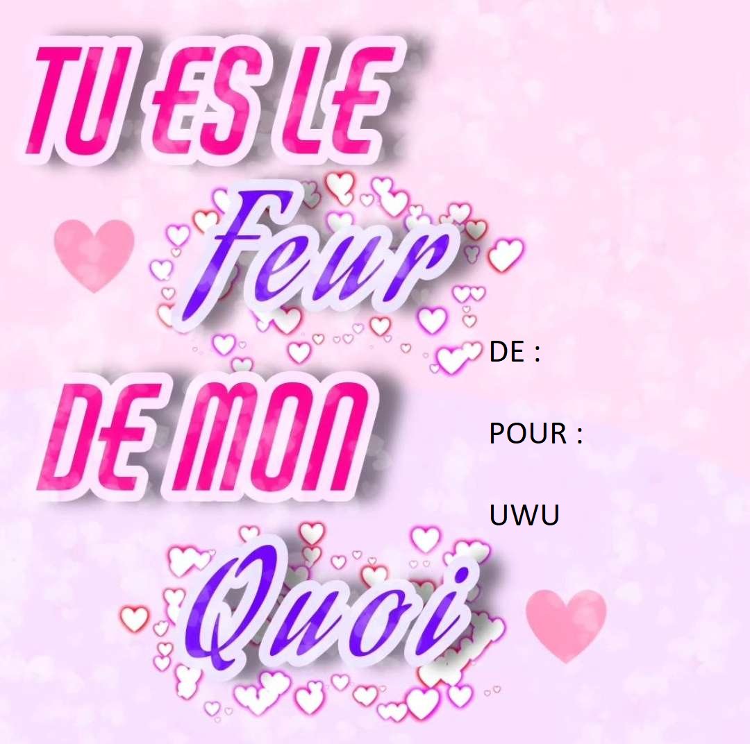 ✨LIVE SAINT VALENTIN✨

Le 14 Février à 16h ! Avec <a href="/narosaka/">Narosaka</a> on sera en live pour un Stream spécial Saint Valentin ! 💖

Le but du live sera de lire vos témoignages de couple, que ce soit des traumatismes, des anecdotes rigolotes, ou des petits moment gênants ! 😁

Si vous avez