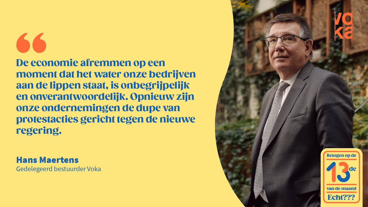 Voka vindt het compleet onverantwoordelijk dat de twee grootste vakbonden op maandag 31 maart zullen overgaan tot een algemene staking. De economie en onze bedrijven die nu al onder loodzware druk staan, worden opnieuw de dupe van vakbondsprotest.
voka.be/nieuws/voka-va…