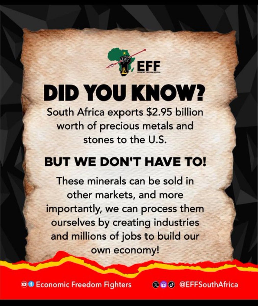 South Africa - this is the way forward