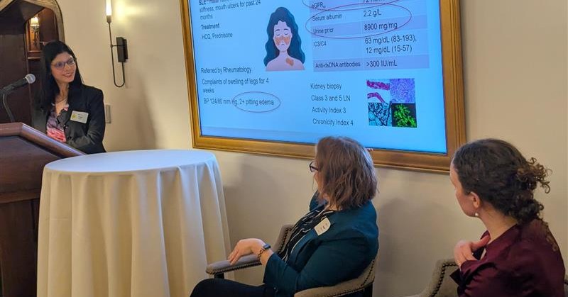 We are thrilled to have Dr. <a href="/Tripti_neph/">Tripti Singh</a>  and Dr. <a href="/SarahPanzer/">S Panzer</a> representing the Nephrology Division at last week's NKF Rare Disease Roundup!