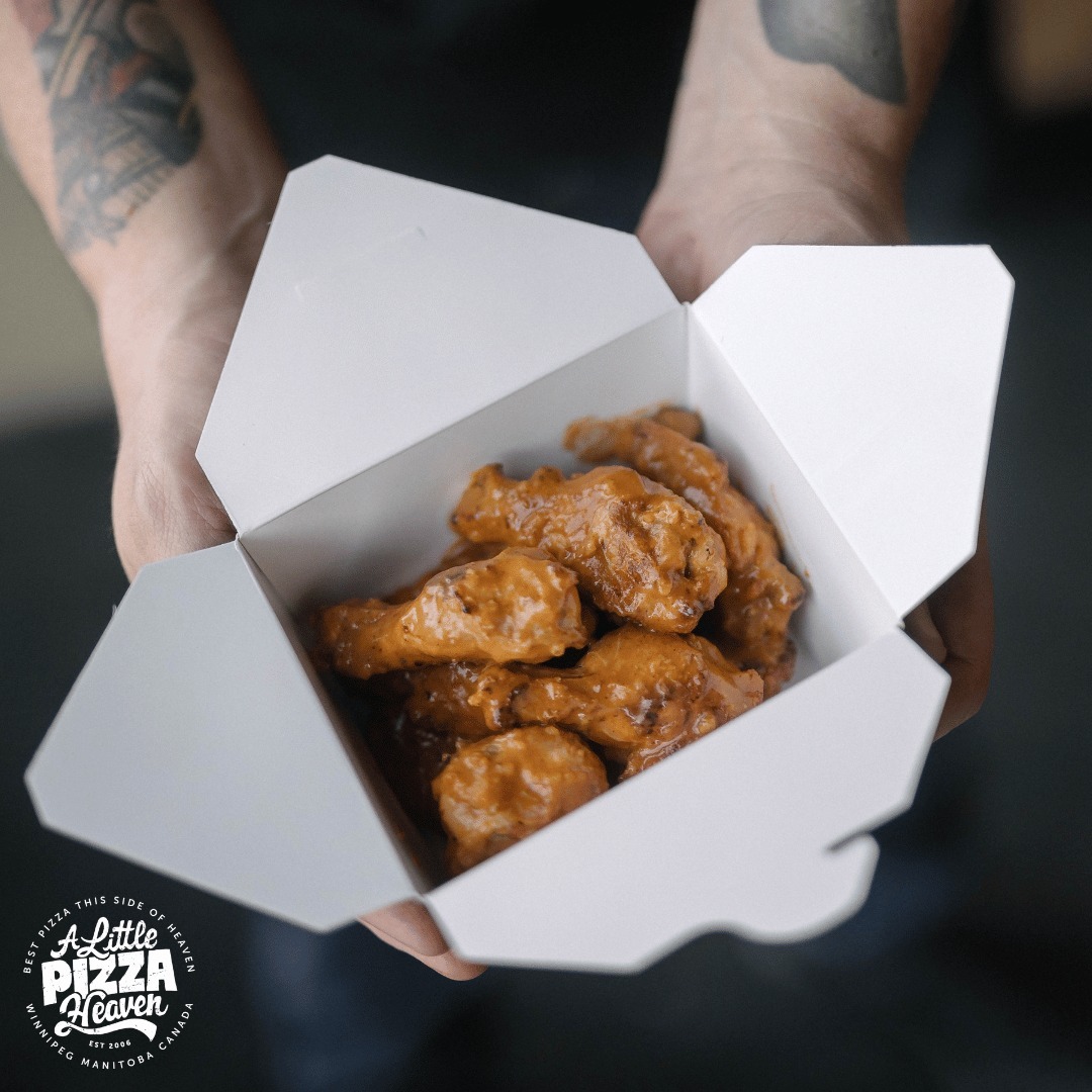 Wings..... Yup, we do those too! 😉

🌐 - alittlepizzaheaven.ca

#alittlepizzaheaven #supportlocal #winnipegpizza #pizza #ALPH #winnipeg #manitoba
