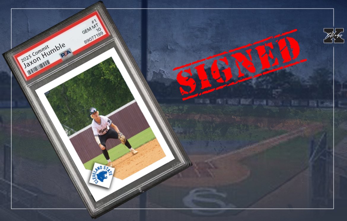 🚨🚨🚨🚨Signing Alert🚨🚨🚨🚨
Name: Jaxon Humble
Position: INF
High School: Bradley HS 
Signed: Cleveland State  
Class: 2025
Talented infielder who can swing it! Hard worker who has earned this opportunity and will be a big time contributor for the Cougars the next two years!