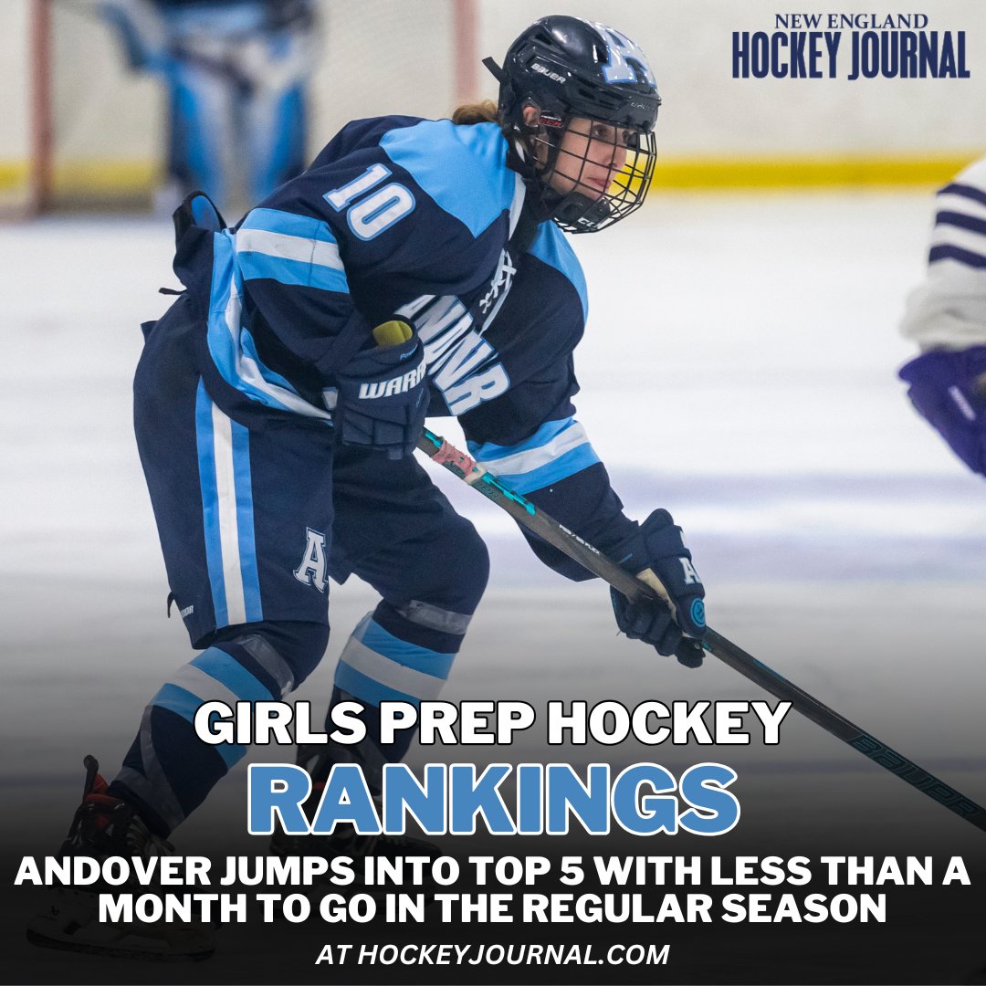 New England Hockey Journal (@nehockeyjournal) on Twitter photo Phillips Andover bounced back in a big way last week.
It was enough to boost the Big Blue into the top five of the latest girls prep rankings.
From <a href="/PatDonn12/">Patrick Donnelly</a>: hockeyjournal.com/girls-prep-ran… Phillips Andover bounced back in a big way last week.
It was enough to boost the Big Blue into the top five of the latest girls prep rankings.
From <a href="/PatDonn12/">Patrick Donnelly</a>: hockeyjournal.com/girls-prep-ran…