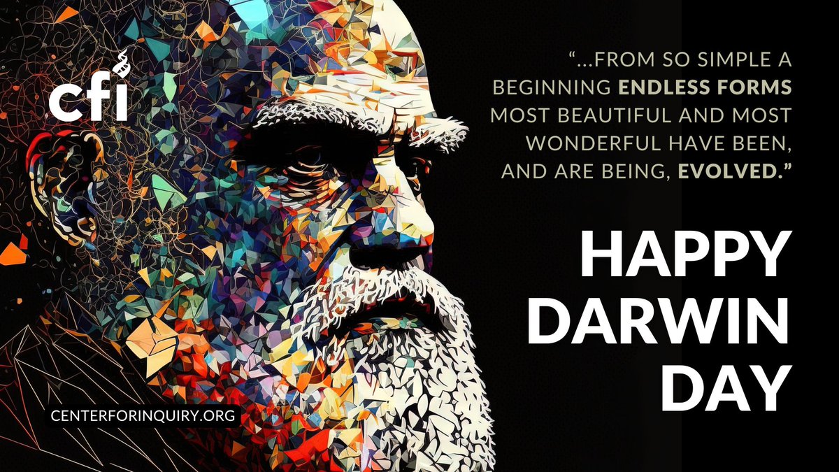 center4inquiry's tweet image. Happy #DarwinDay 🌱

Charles Darwin didn’t just explain life’s diversity—he showed what happens when we follow the evidence.

Yet, public schools still fend off creationism, and lawmakers push “biblical truths” over science. The battle for reality isn’t over.