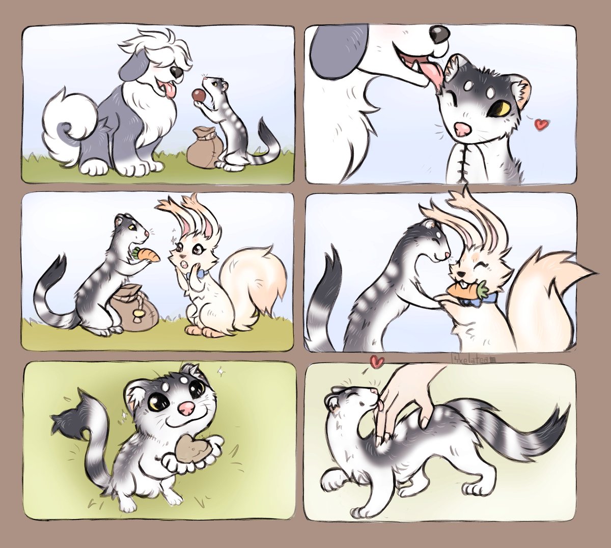 JustPixelatea's tweet photo. Another drawing of Spots!  This time he got a few gifts for Charon and Hoppertail and, of course, the Governor.
@MyTimeEvershine #mtae #MyTimeatEvershine https://t.co/DUTT95AGWN