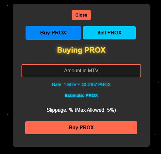 Proxima Recruits!

Now you can buy $PROX on AstroMART! 

Head to our Ecosystem to grab yours.
astromart.gallery/market 

Thank you for your support
Together we grow stronger every day! 

#CryptoNews