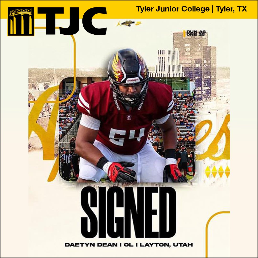 After much hard work, dedication, and support from my family, coaches, and teammates, I'm honoured to say that I've committed to TJC <a href="/TylerJrCollege/">Tyler Junior College</a> 

From humble beginnings, I thank and appreciate the village of people who believed in me &amp; supported me. Big shout out to Layton