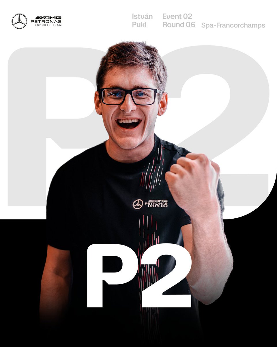 THAT’S P2 FOR ISTVÁN! 🔥

The Hungarian charges through the pack to clinch our third podium at Event 2 of the F1 Sim-Racing Championship. What a drive! 👏 

#F1 #F1Esports