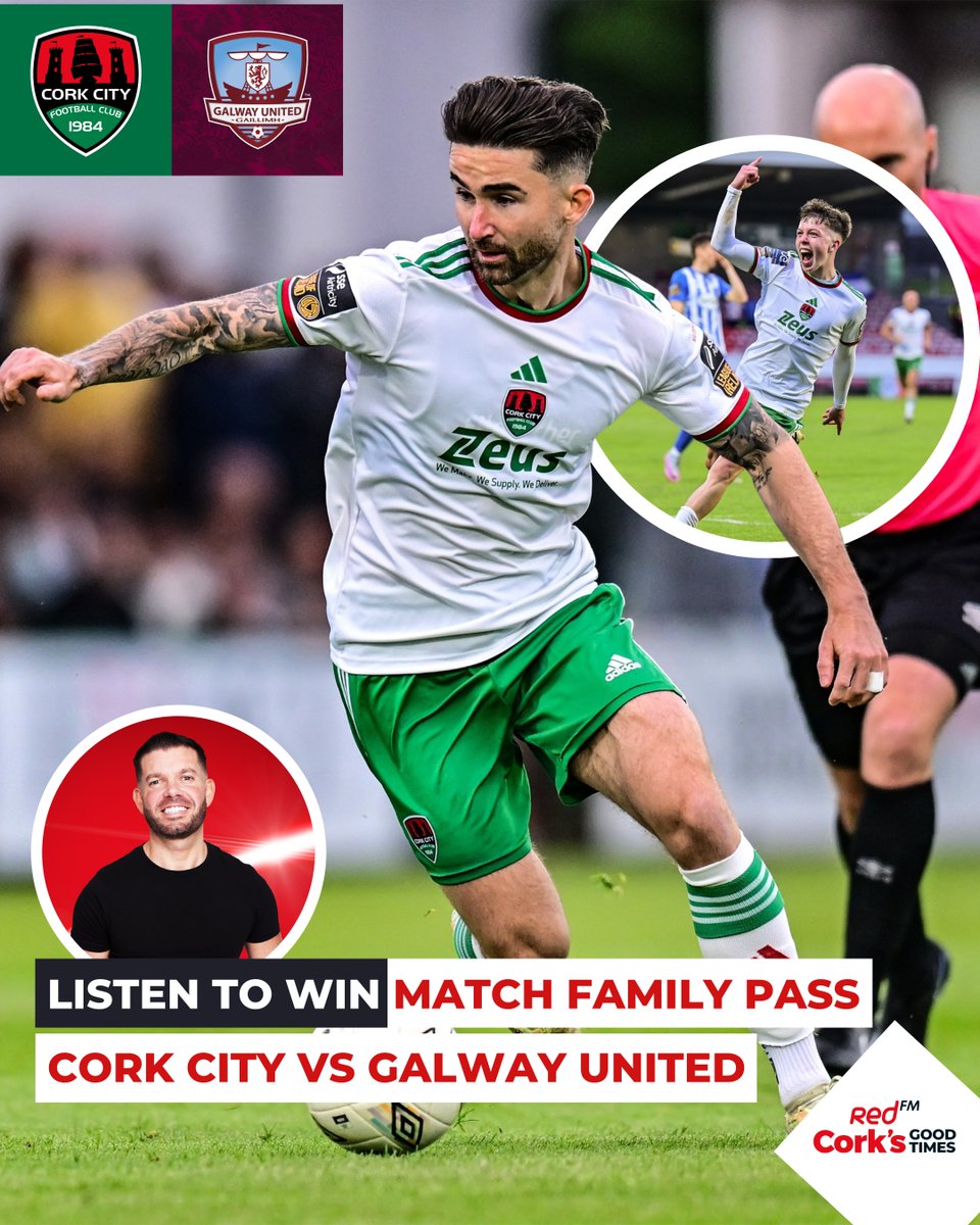 Red FM (@corksredfm) on Twitter photo Listen to Home Run with <a href="/ColmOSully/">Colm O'Sullivan</a> all this week from 4pm to WIN A MATCH FAMILY PASS to <a href="/CorkCityFC/">Cork City FC</a> league opener vs Galway United at Turners Cross this Friday 14th Feb 7.45pm Kick Off 🙌 Listen to Home Run with <a href="/ColmOSully/">Colm O'Sullivan</a> all this week from 4pm to WIN A MATCH FAMILY PASS to <a href="/CorkCityFC/">Cork City FC</a> league opener vs Galway United at Turners Cross this Friday 14th Feb 7.45pm Kick Off 🙌