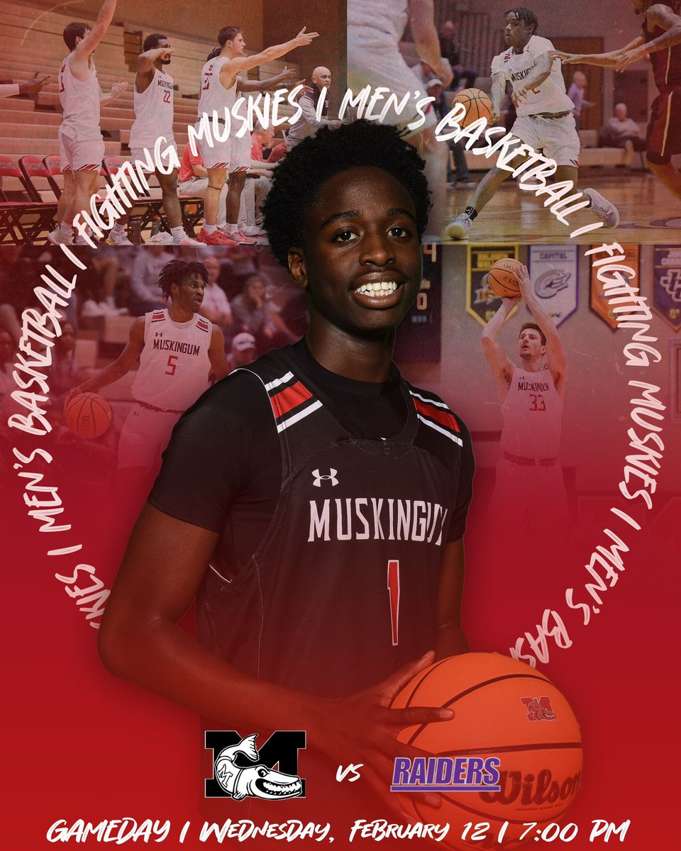 Muskingum Athletics (@fightingmuskies) on Twitter photo ๐จGAMEDAY๐จ
๐: Wild Wings Wednesday - The Muskies WIN - all Muskie students win Free BW3 wings
๐<a href="/MuskingumHoops/">Muskingum Menโs Basketball</a>
๐: Steele Center
๐: Mount Union
โฐ: 7:00 PM
๐๏ธ: buff.ly/3DozAT0
๐: buff.ly/41aPz2j
๐บ: buff.ly/4jVEQjJ
#DefendTheM <a href="/WHIZscores/">WHIZ Sports</a> ๐จGAMEDAY๐จ
๐: Wild Wings Wednesday - The Muskies WIN - all Muskie students win Free BW3 wings
๐<a href="/MuskingumHoops/">Muskingum Menโs Basketball</a>
๐: Steele Center
๐: Mount Union
โฐ: 7:00 PM
๐๏ธ: buff.ly/3DozAT0
๐: buff.ly/41aPz2j
๐บ: buff.ly/4jVEQjJ
#DefendTheM <a href="/WHIZscores/">WHIZ Sports</a>