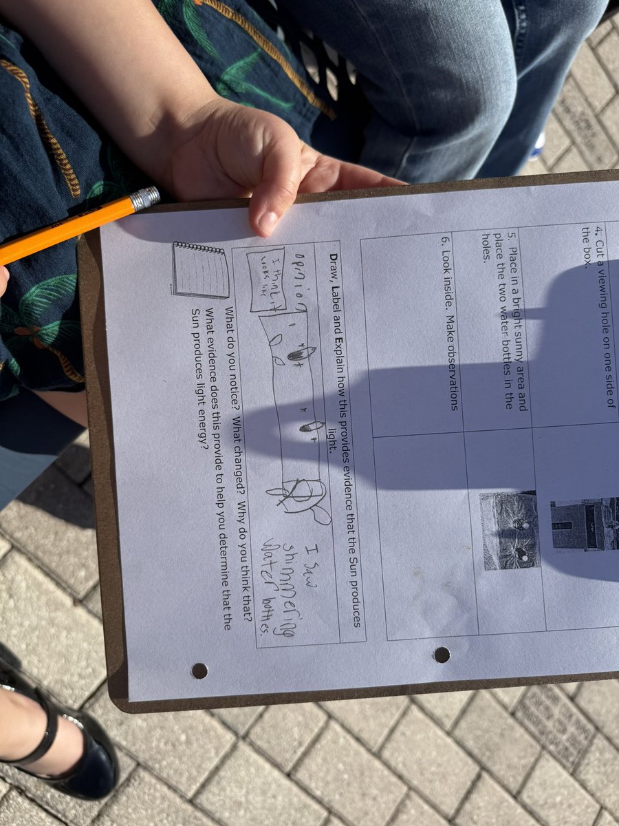 Andrea Varona (@andreavarona01) on Twitter photo Finding evidence that the Sun produces light. One of my favorite Explores! <a href="/WeAreHAEST/">HAEST</a> <a href="/HCPSElemScience/">HCPSElemScience</a> <a href="/CarrollwoodK8/">Carrollwood K8</a> Finding evidence that the Sun produces light. One of my favorite Explores! <a href="/WeAreHAEST/">HAEST</a> <a href="/HCPSElemScience/">HCPSElemScience</a> <a href="/CarrollwoodK8/">Carrollwood K8</a>