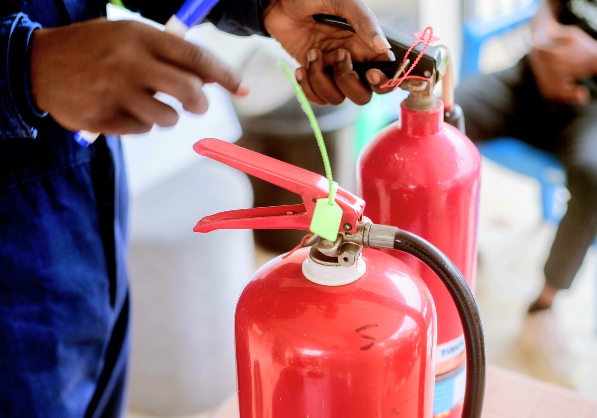 WeAreKofa's tweet photo. Safety first! 🔥🚒 throwback to the teamrunning fire safety training to ensure we’re prepared for any situation.
From handling fire extinguishers to emergency response drills, we’re committed to keeping our workplace and customers safe.
#kofa #safetyfirst #SafetyCanBeFun https://t.co/De2SkD255k