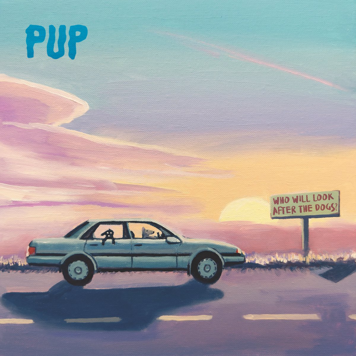 puptheband's tweet photo. New album ‘Who Will Look After The Dogs?’ out 5/2. Here’s a new song called “Hallways”, with an incredibly surreal video by Sterling Larose. Unbelievably grateful for your support, excited to blast this into the ether. Produced by John Congleton.

https://t.co/UhYIOw4Etg https://t.co/AQthGMEWDK
