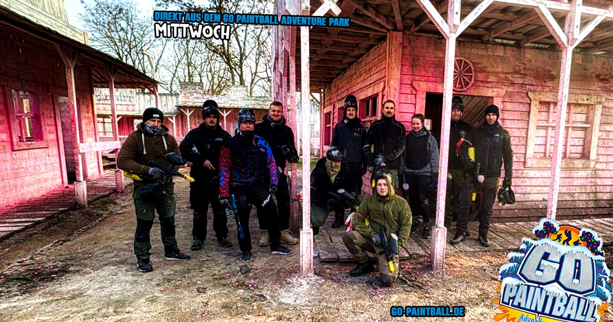 Hallo liebe Gäste,wir bedanken uns bei unseren heutigen Spielern für einen wundervollen Spieltag im Park! 🎯 Heute stand volles Programm auf dem Plan – erst die Spielfelder bunt einfärben und danach den Hunger stillen. Mission accomplished!
go-paintball.de/mittwoch-12-02…