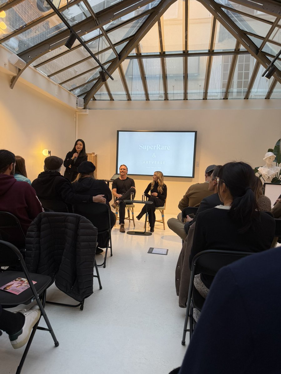 guilauzier's tweet image. Starting @nft_paris off strong! Next stop: conferences at @ArtverseParis with @SuperRare. Excited for insightful discussions and incredible art. Huge thanks to the organizers @peiyao9999, @borgetsebastien, @PalomarRo, and @SuperRareJohn for making this happen!#Web3 @GeneratedArt