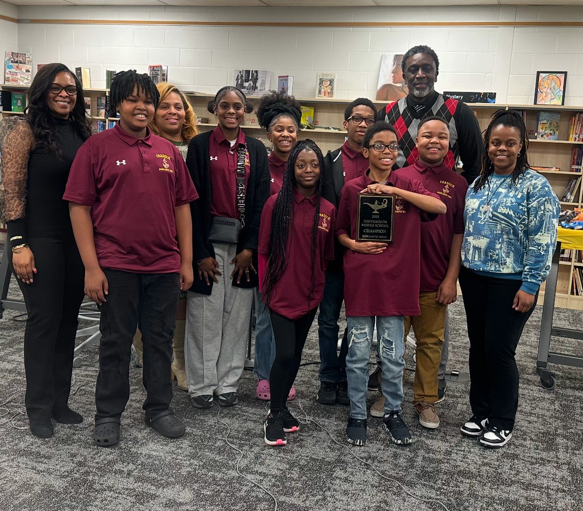 Portsmouth Schools (@portsvaschools) on Twitter photo Congratulations to the Cradock Middle School Scholastic Bowl Team for being named the PPS Middle School Champions! Way to go, Admirals! 📚🏆 #PPSShines <a href="/CradockMS/">Cradock Middle School</a> Congratulations to the Cradock Middle School Scholastic Bowl Team for being named the PPS Middle School Champions! Way to go, Admirals! 📚🏆 #PPSShines <a href="/CradockMS/">Cradock Middle School</a>