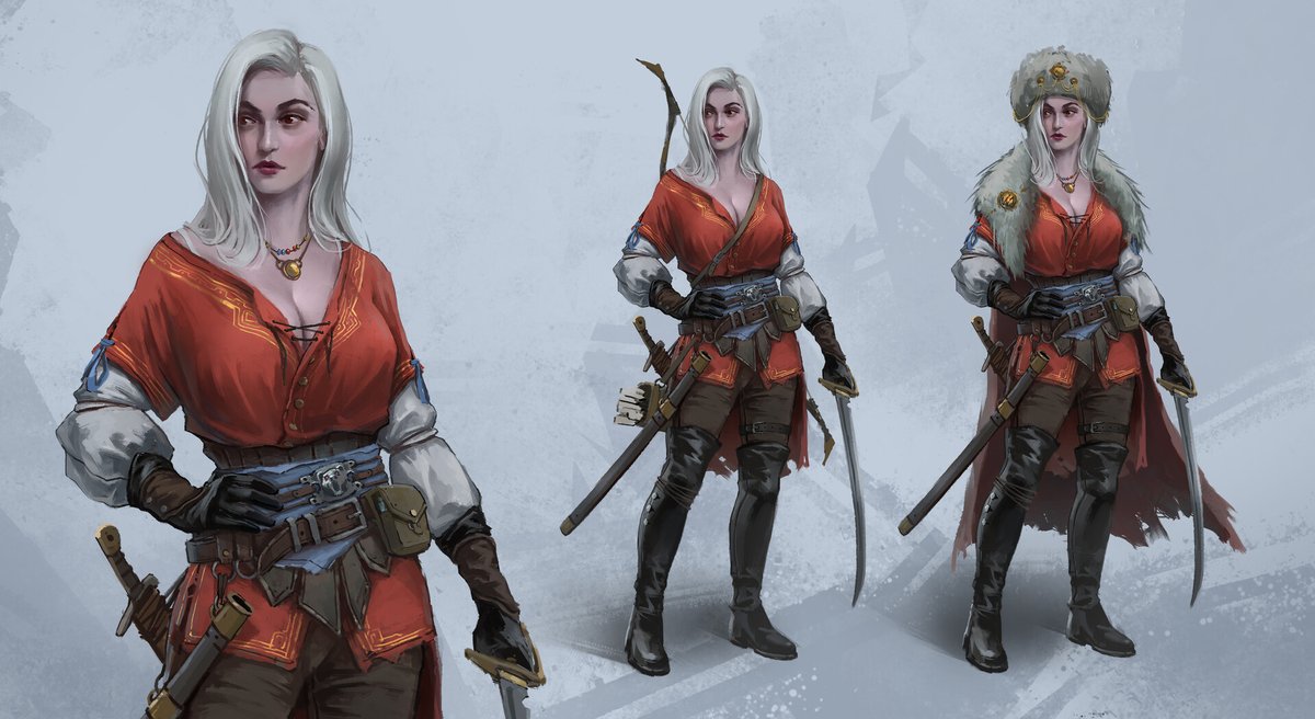 xathrodox86's tweet photo. A very cool take on Ulrika Magdova, Felix Jaeger's once-love interest and, later, a deadly Lahmian Vampire.

Drawn by Mihail Gard. You can find his ArtStation profile here: https://t.co/77wFDOEquS

Ulrika's books have on my immediate to-read list for some time now.
#WarhammerArt https://t.co/CN5rveavBw