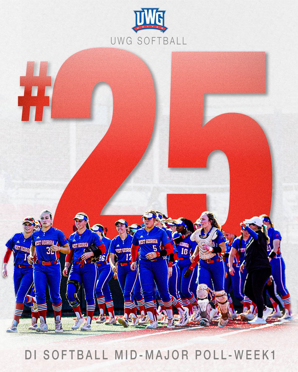 West Georgia Softball (@uwgsoftball) on Twitter photo πΊπ₯π Look who is #β£2β£5β£ in this week's <a href="/D1Softball/">D1Softball</a> Mid-Major Poll π
π°: tinyurl.com/2ahooxd4
#WeAreOne πΊπ₯π Look who is #β£2β£5β£ in this week's <a href="/D1Softball/">D1Softball</a> Mid-Major Poll π
π°: tinyurl.com/2ahooxd4
#WeAreOne