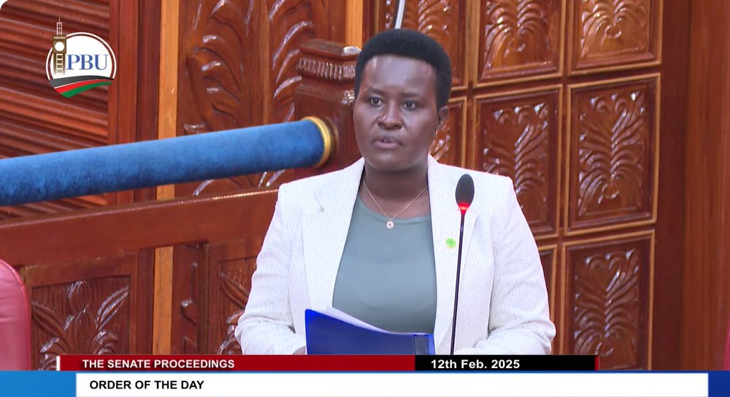 MzalendoWatch's tweet photo. Sen. @OkenyuriEsther moves that the County Civic Education Bill (Senate Bills No. 4 of 2024 be now read a second time. 

The Bill seeks to establish a legal framework for the promotion of civic education in Kenya as an essential tool for building responsible citizenship, civic engagement, and democratic values among the citizens. #BungeLiveSEN.