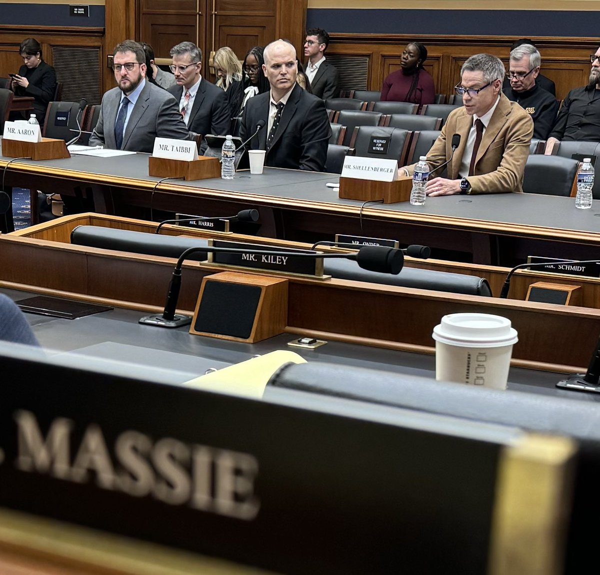 First amendment defenders <a href="/mtaibbi/">Matt Taibbi</a> and <a href="/shellenberger/">Michael Shellenberger</a> are testifying now in our <a href="/JudiciaryGOP/">House Judiciary GOP 🇺🇸🇺🇸🇺🇸</a> hearing on censorship.