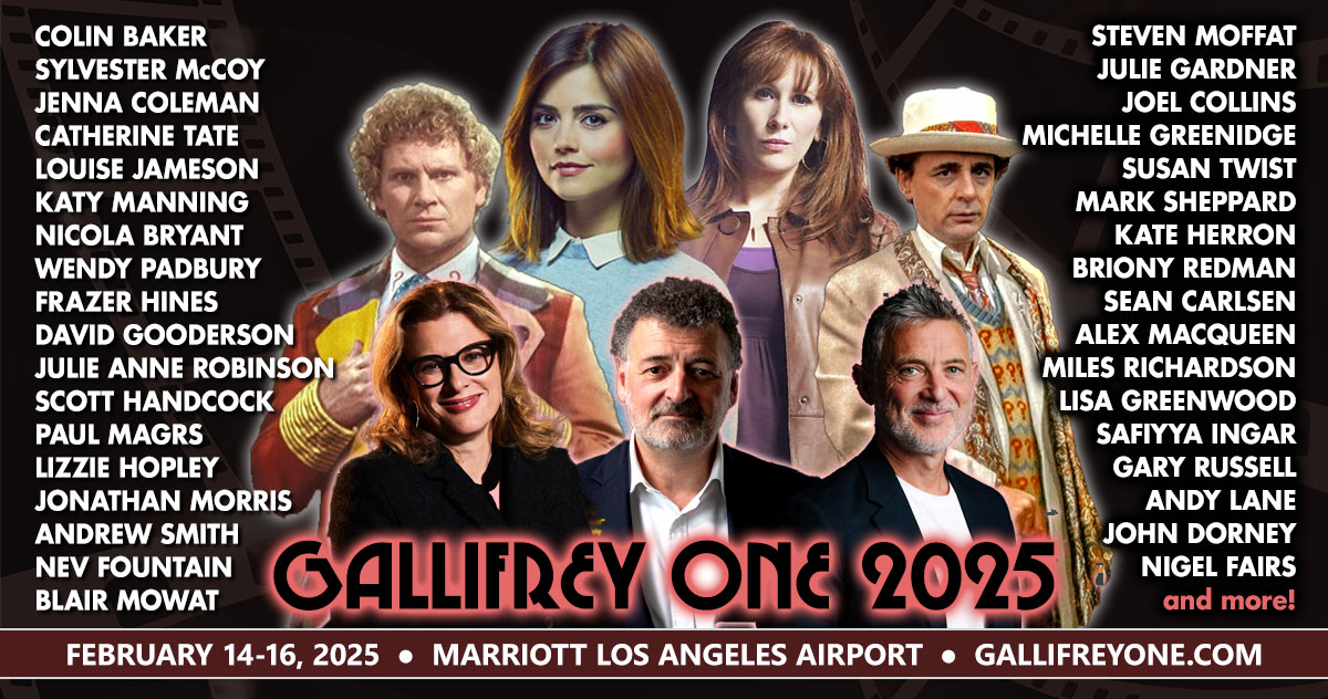 AND SO, IT BEGINS... Gallifrey One 2025 is finally here!  We look forward to a great weekend... remember, if you haven't bought yours yet, tickets are still available at the door! Visit our website at gallifreyone.com for complete details. Hope to see you there! #gally1