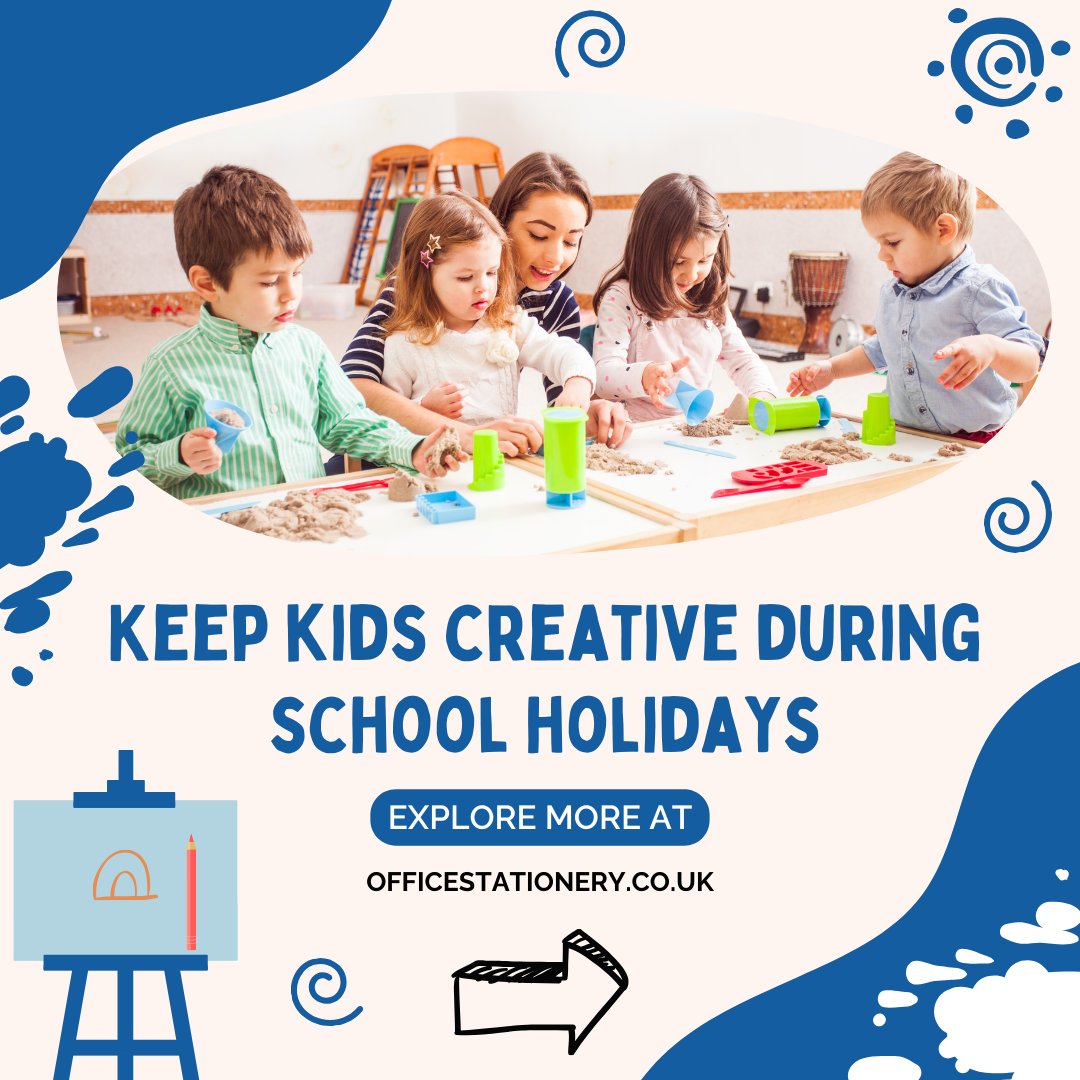 buystationery's tweet image. School holidays? Keep the kids busy &amp;amp; creative! 🎨✨

Explore our range of paints, chalks, crayons, watercolors, mosaic sets &amp;amp; more—all at affordable prices! 🖌️🎭

Shop now 👉 officestationery.co.uk

#SchoolHolidays #CreativeFun #KidsActivities
